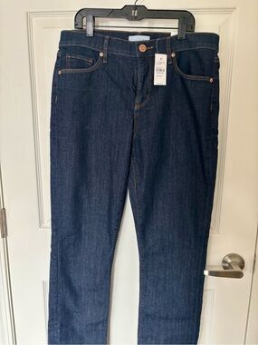 LOFT Dark Indigo Straight Denim Jeans